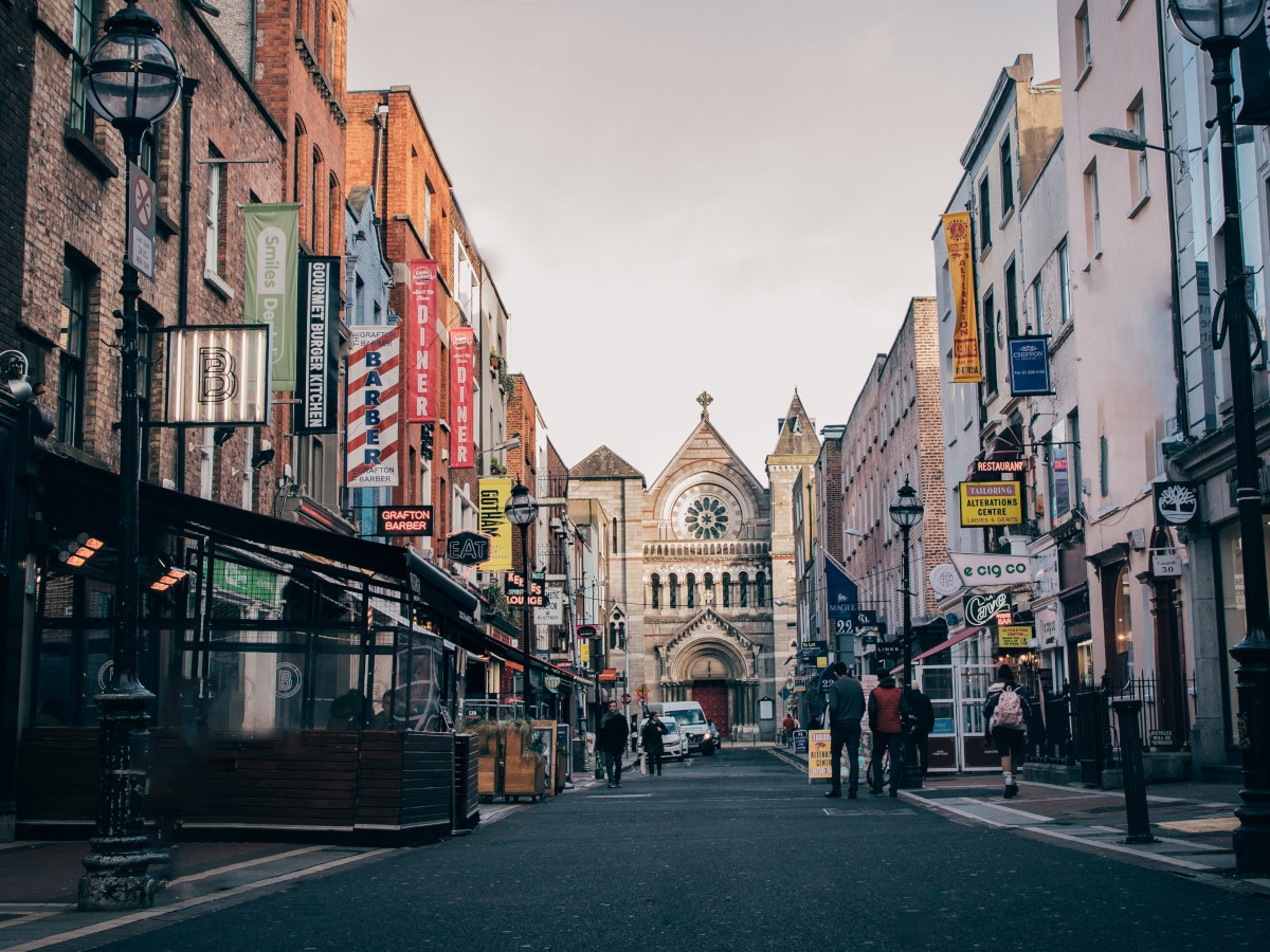 Anne Street, Dublin, Irlanda / Foto: Gregory Dalleau (unsplash)