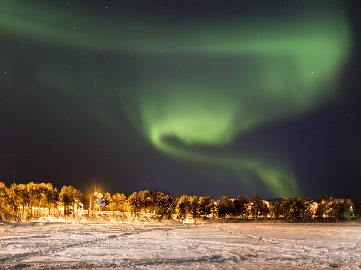 Las auroras boreales en Laponia / Foto: Ozgu Ozden (unsplash)