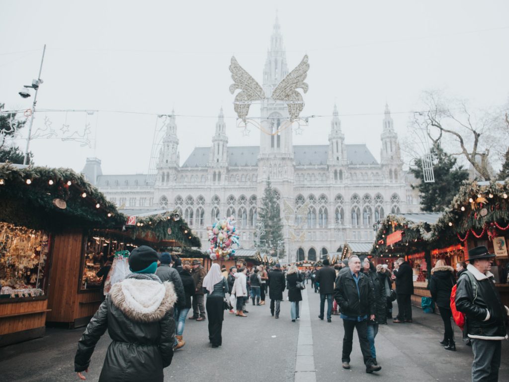 Mercado de Navidad en Viena / Foto: Alisa Anton (unsplash)