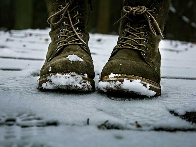 Botas altas de piel de invierno para hombre Zapatos Zapatos para hombre Botas Botas de trabajo y estilo militar 