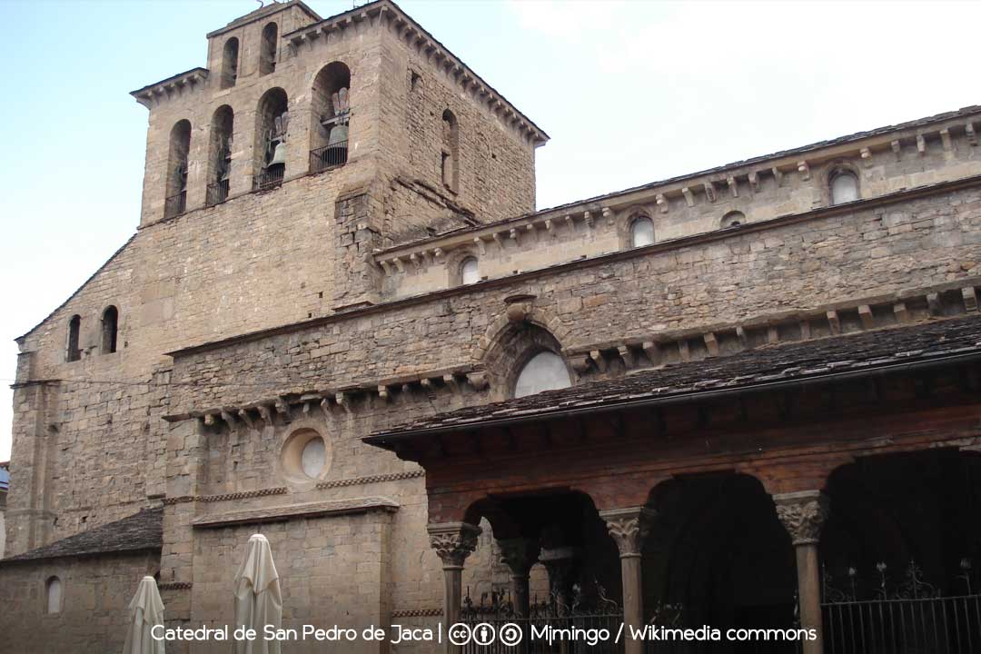 Catedral de Jaca / Foto: Mjmingo [CC-BY-SA-3.0] Wikimedia Commons